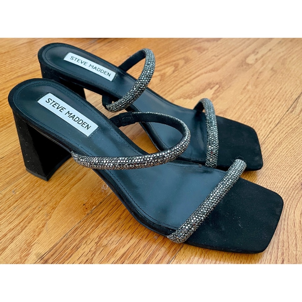 Black Suede Sandals